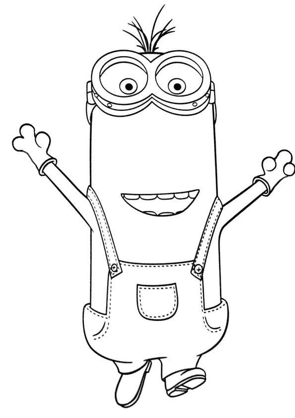 Kids-n-fun.com | Coloring page Minions minions 07